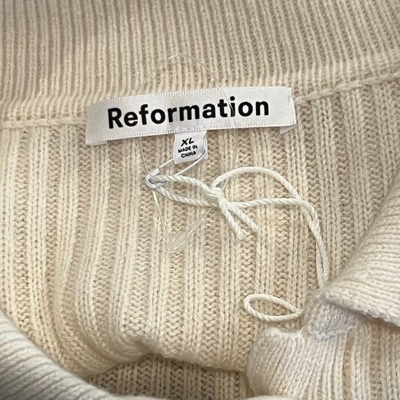 Reformation Fantino Recycled Cashmere Blend Cardigan Size XL - Picture 7 of 9
